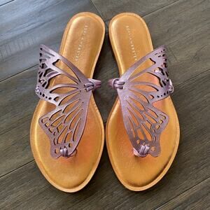 SOPHIA WEBSTER Sandal Women’s Size 10 Talulah Mule Purple Metallic